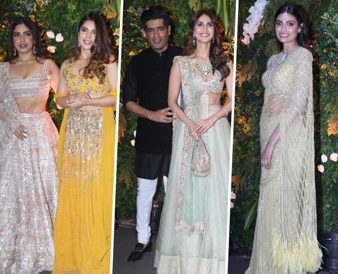 bhumi manish malhotra athiya in anushka aditya sangeet