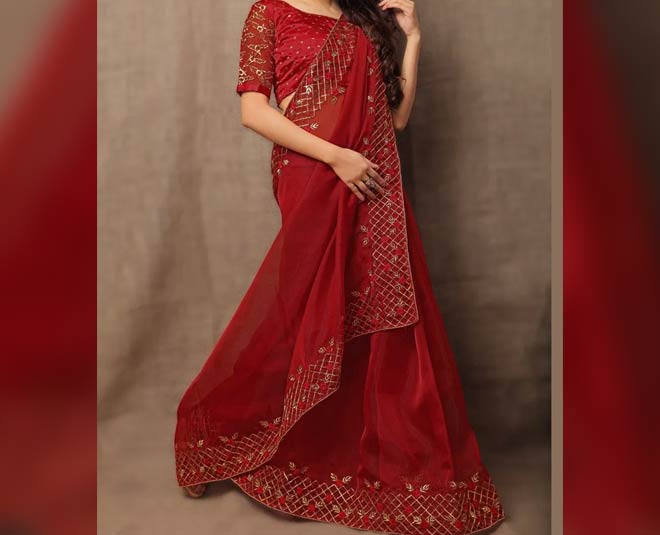 embroidery saree draping tricks