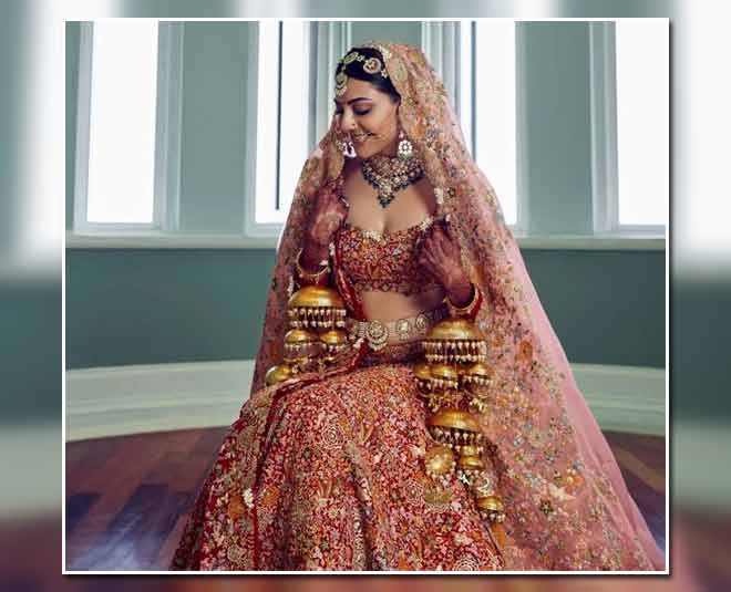 kajals wedding lehnga