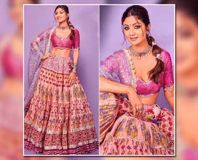 lehenga party look