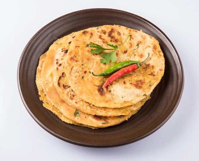 onion parathas