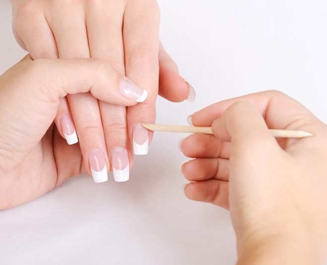 safe manicure tips wooden stick use
