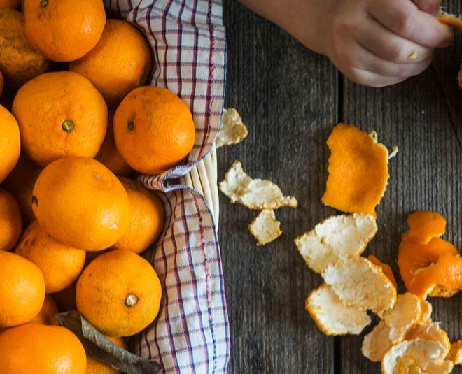 amazing uses of kinnow peels inside