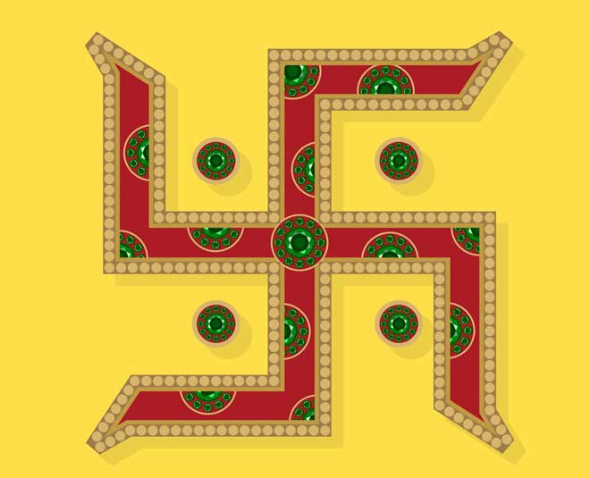 diwali decoration ideas swastik