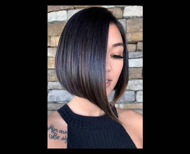 how to do asymmetrical bob cut at home