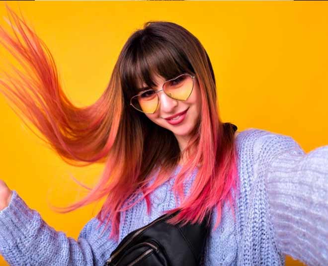 red shade hair colour