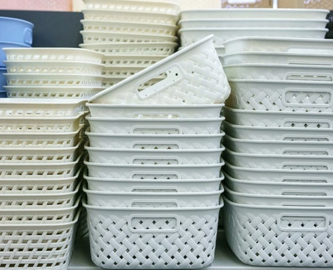 reuse old basket in store