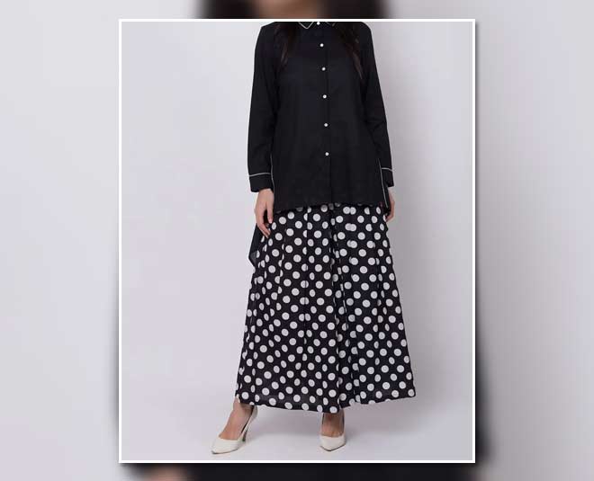 shirt with saree look