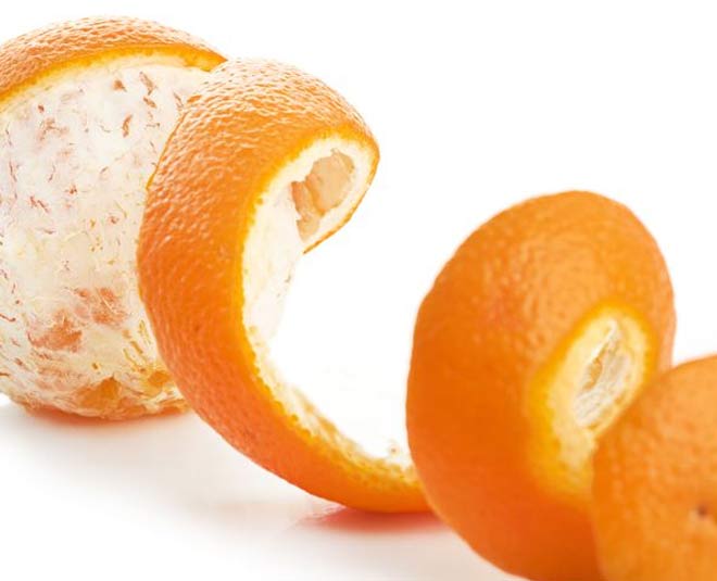 uses of kinnow peels inside