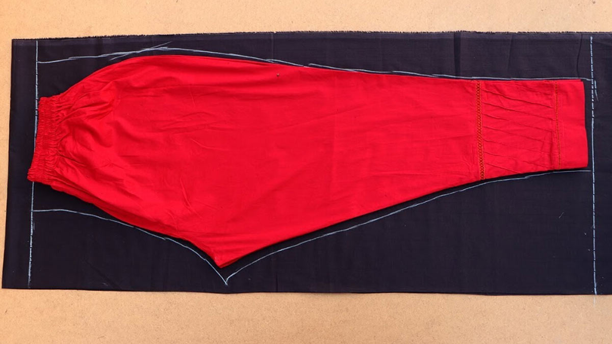 Churidar Pajama Cutting