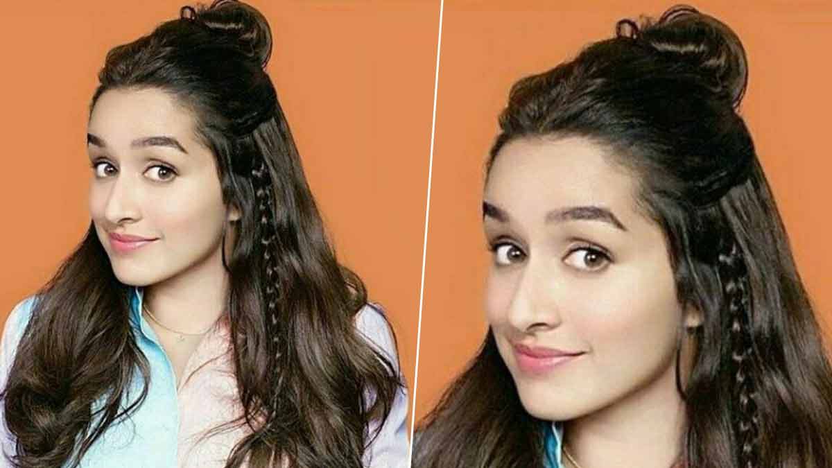 half up and half down hairstyle