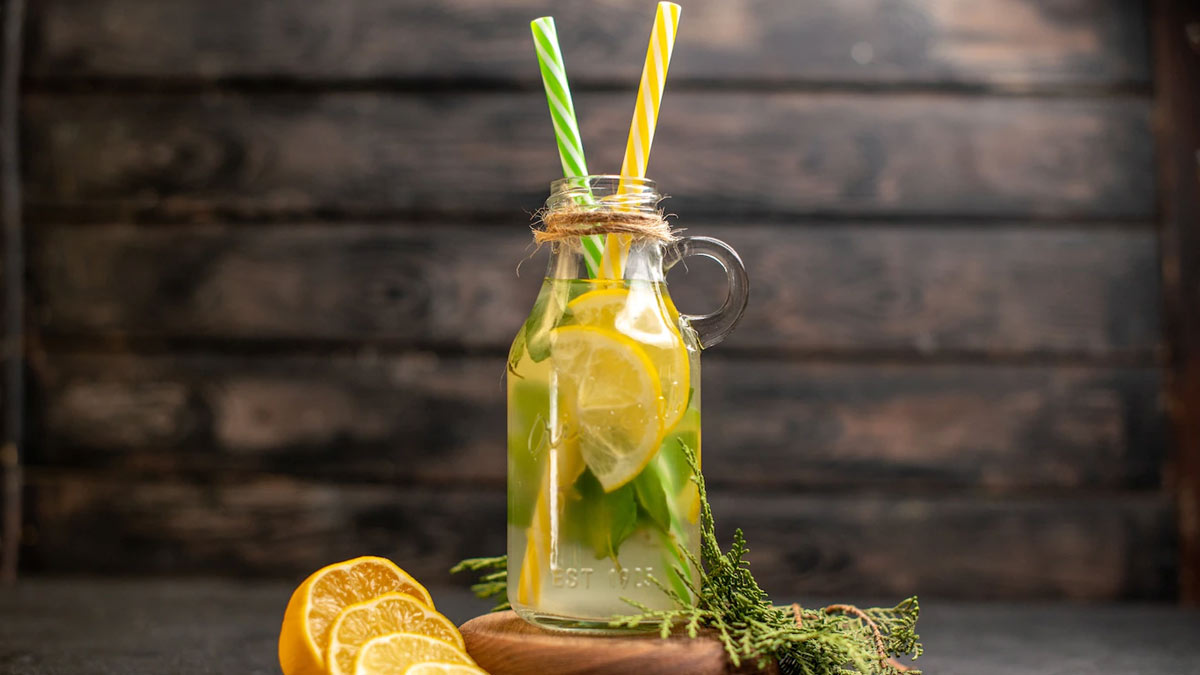 mint ginger lemonade
