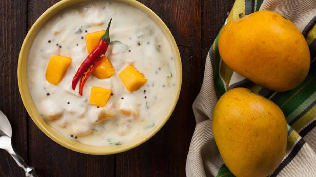 ripe mango raita recipe inside
