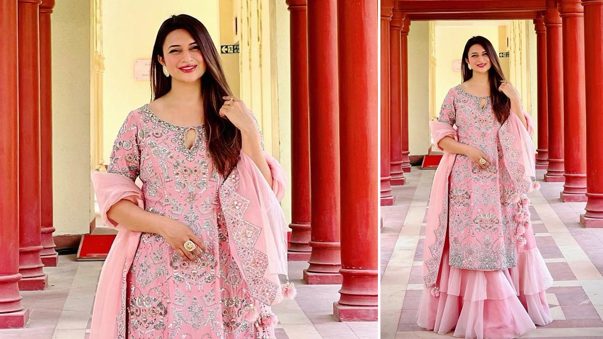 Pink Sharara Suit