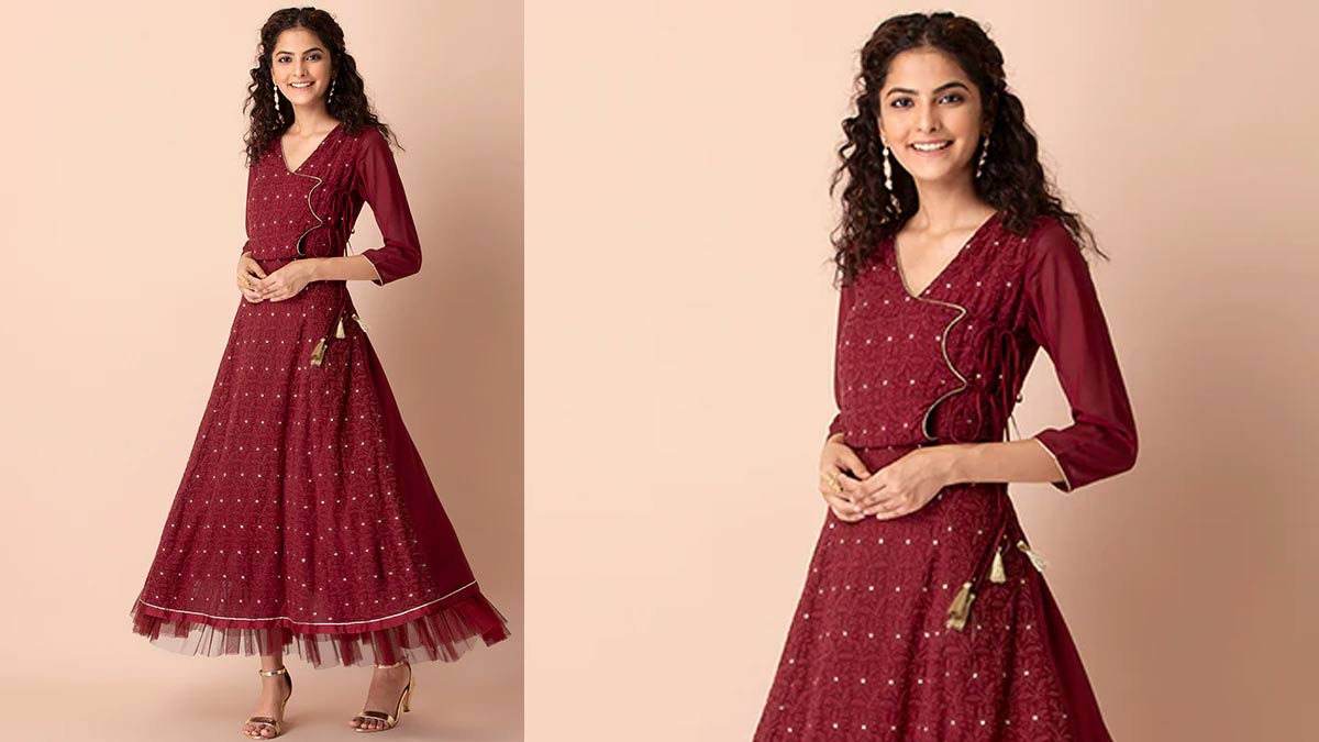 anarkali style kurta