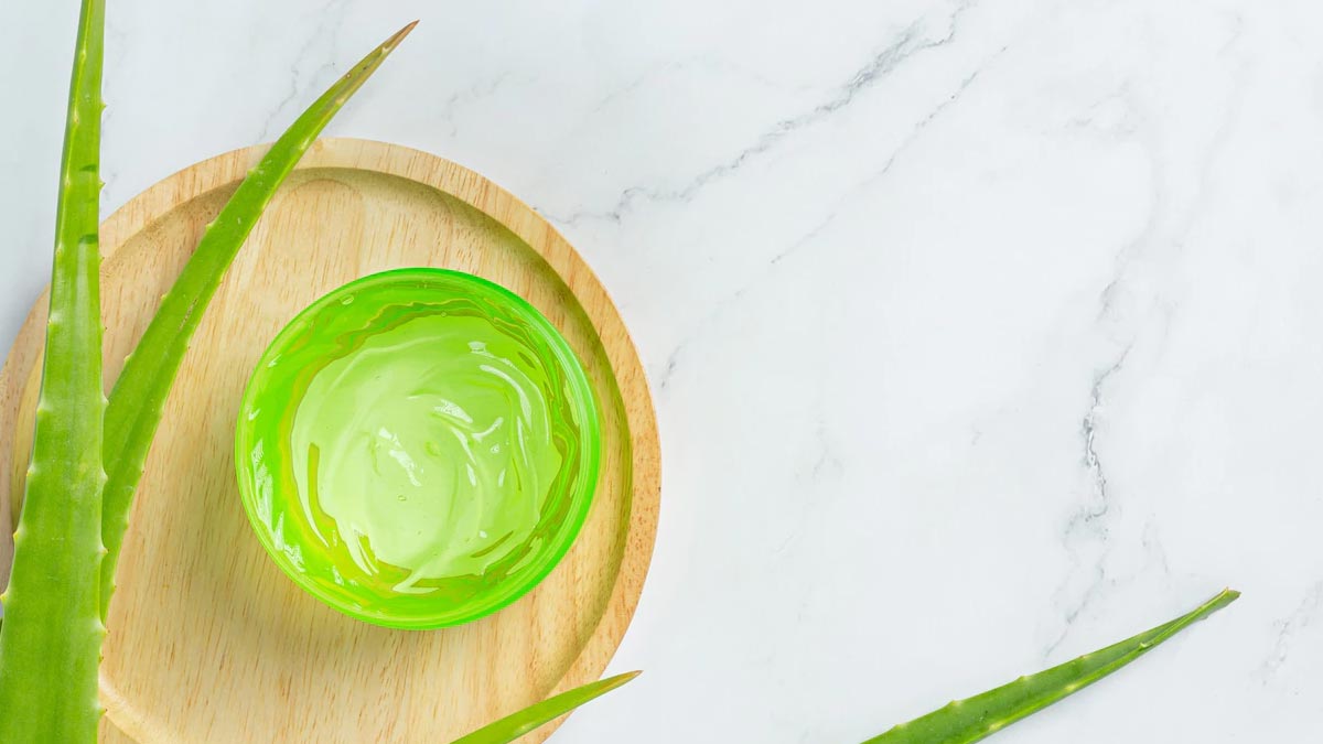 coconut oil and alovera gel