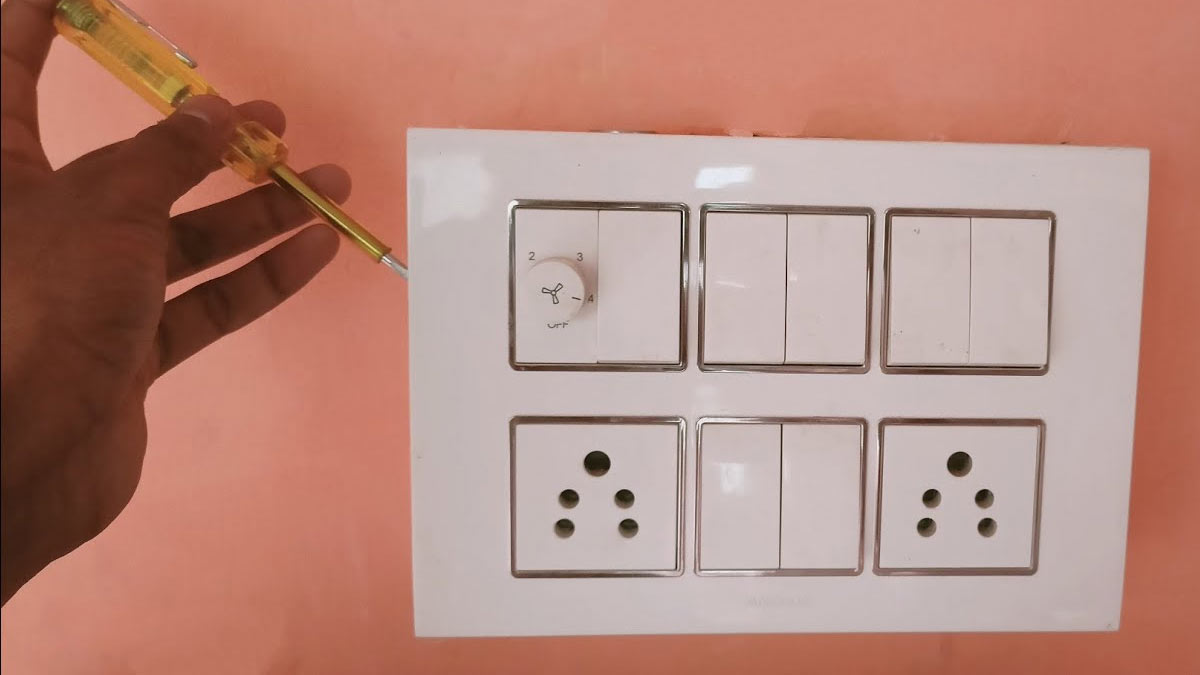 how to clean switch board in hindi