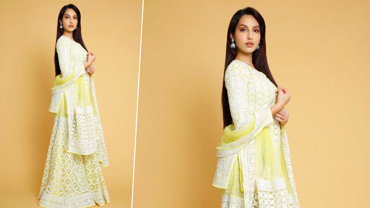 nora janmashtami yellow outfits