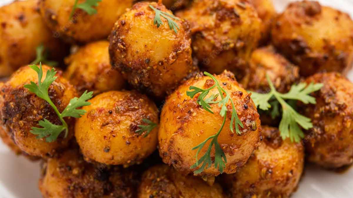 potato and coriander seeds