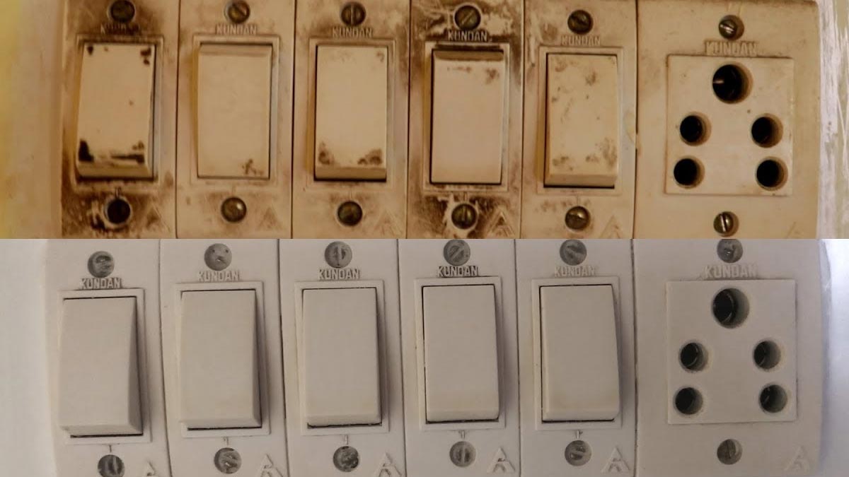 tips to clean switch board