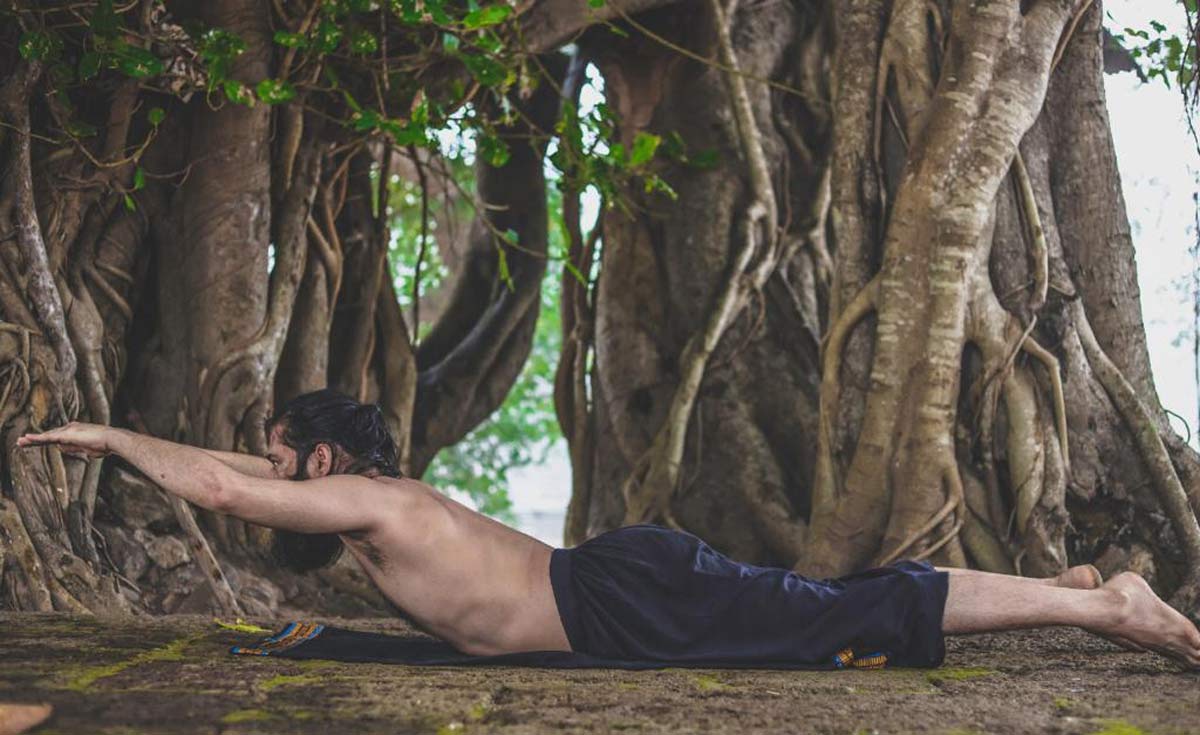 Shalabasana for weight loss