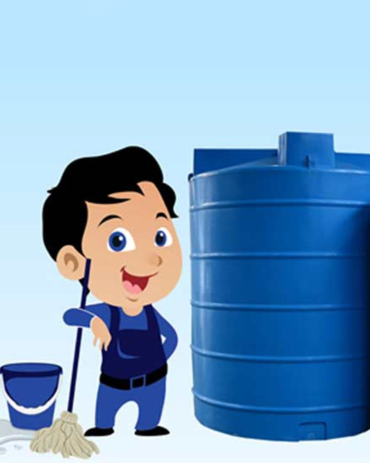 easy tips to clean water tank