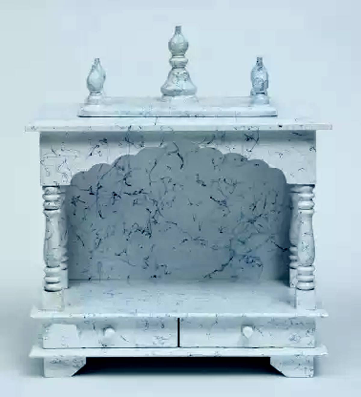 mistake of using heavy stone in pooja room