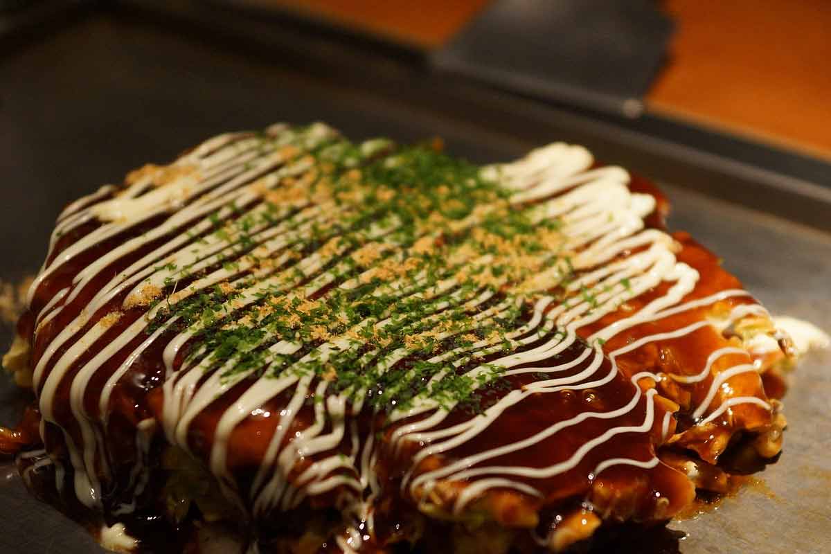 okinomiyaki dish