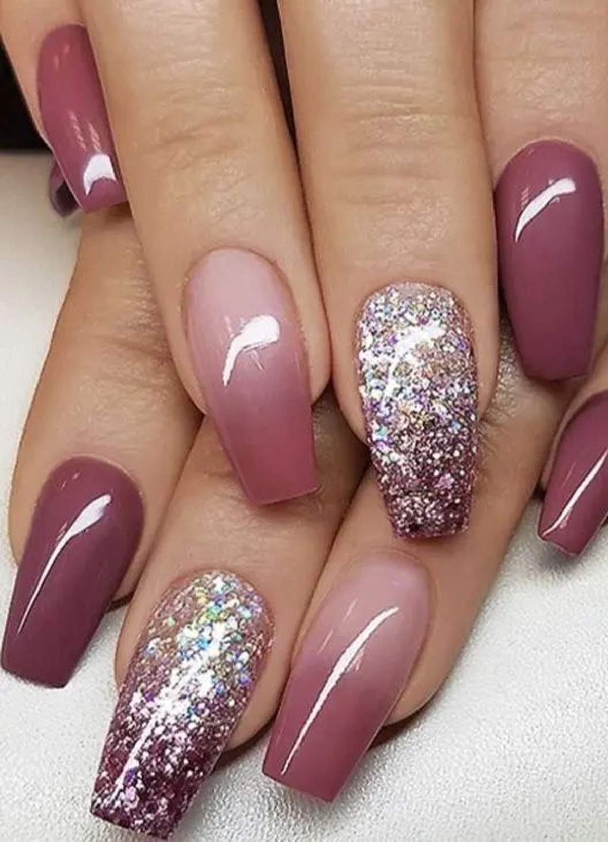 ombre nail art