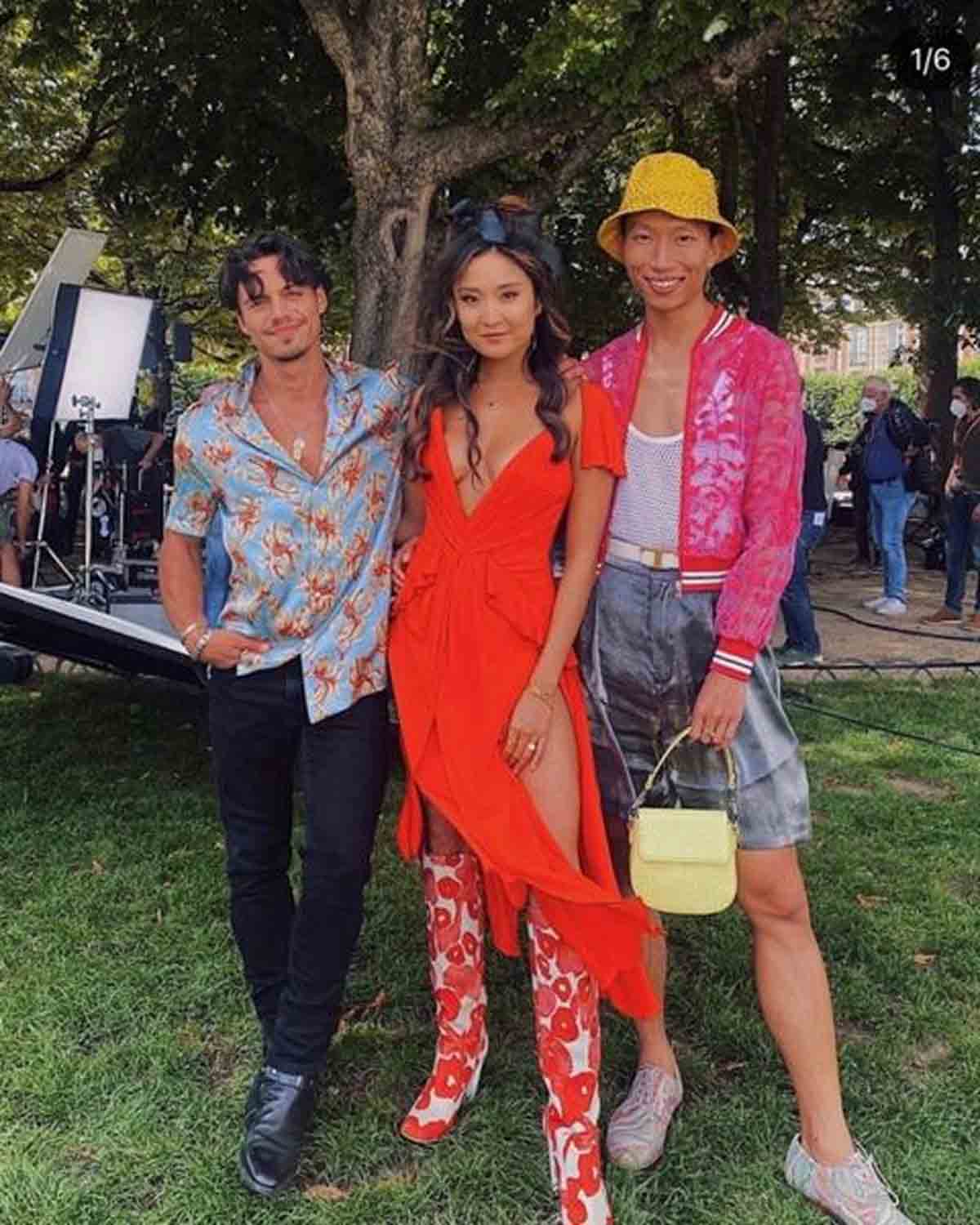 red dress emily in paris