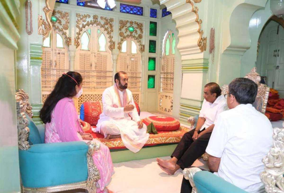 shrinathji temple and ambani family