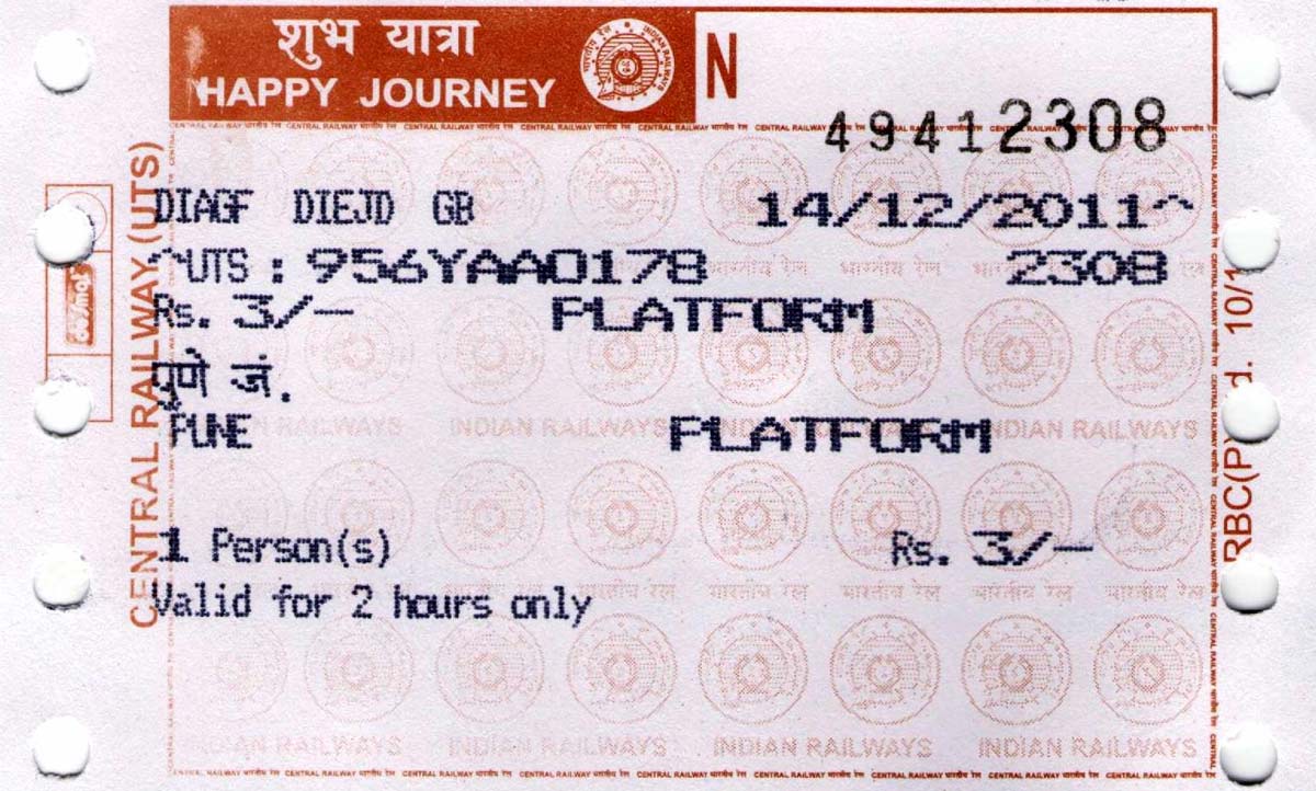 train ticket