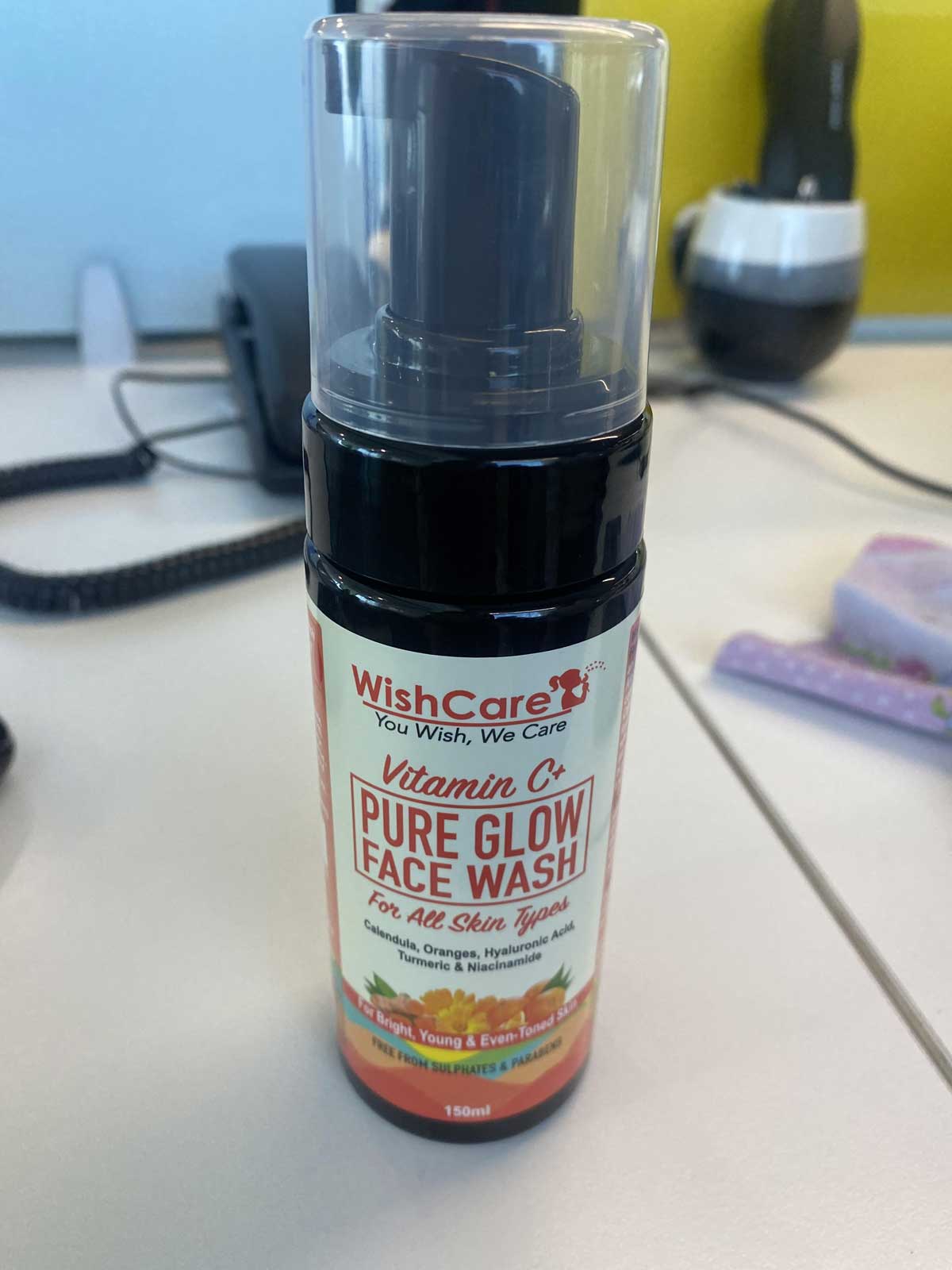 wish care face wash