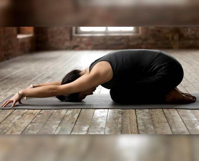 child pose for periods pain