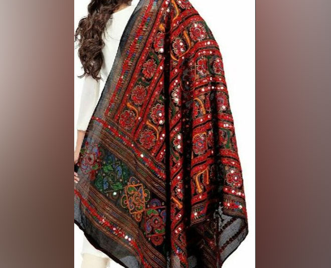 Heavy dupatta
