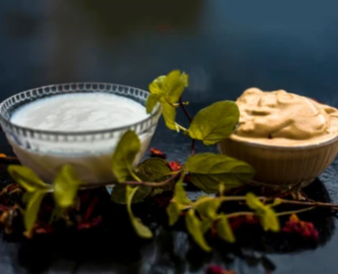 Multani mitti curd inside