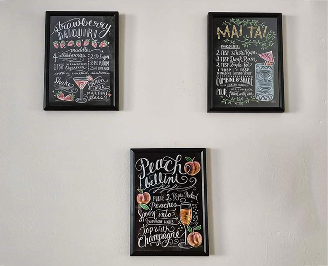 black board decor idea