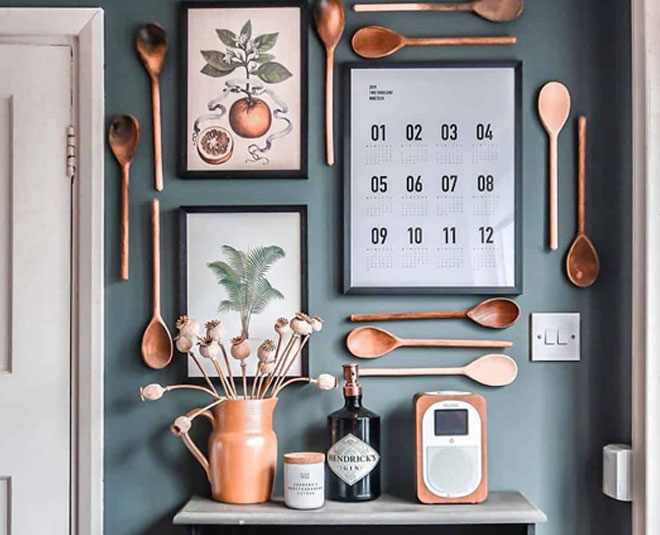 decorate with kitchen items