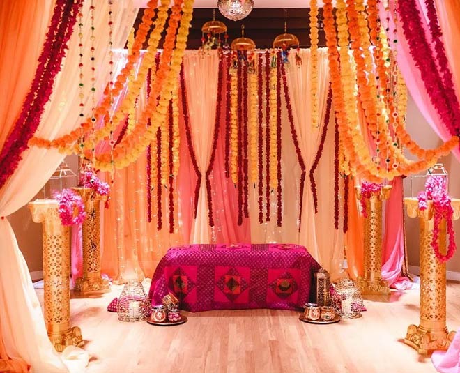 how to decorate for mehendi and sangeet function