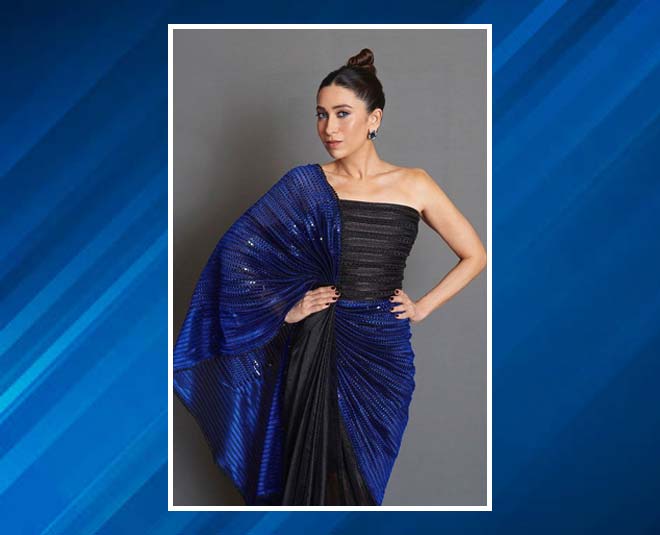 karisma kapoor unconventional saree