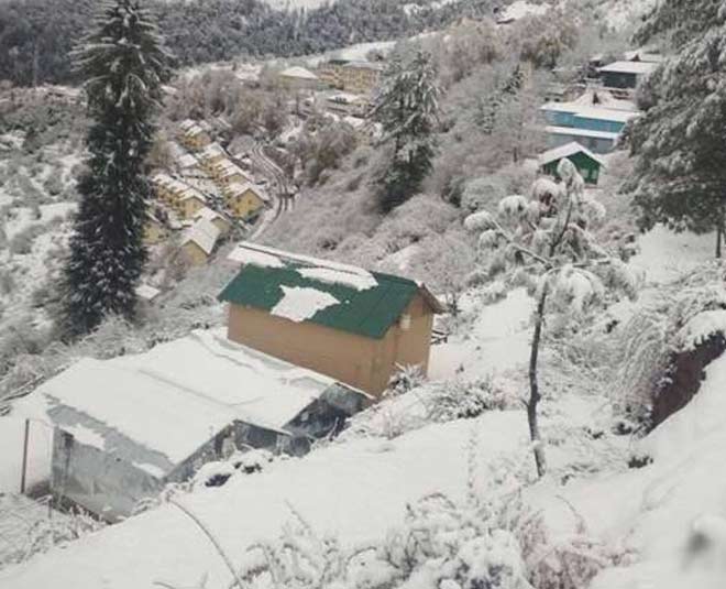 snow in india