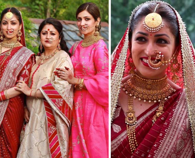 wedding saree wearing design