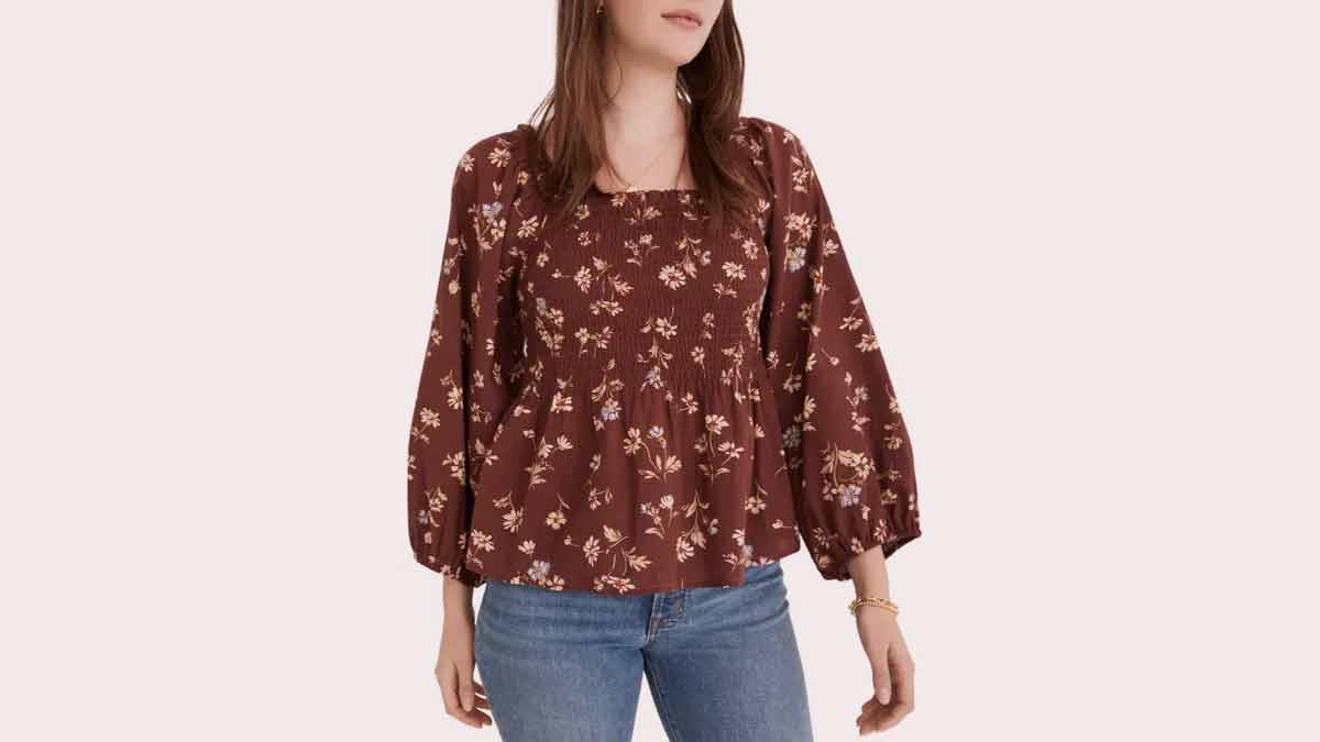 Designer sleeves top