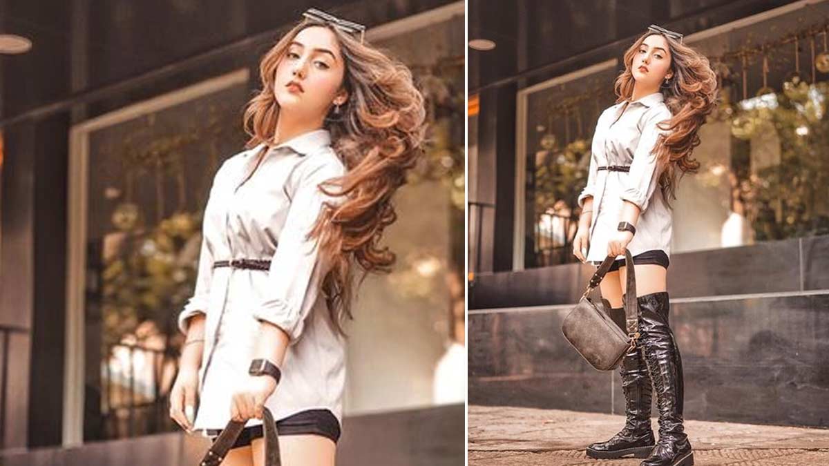 belt oversized shirt