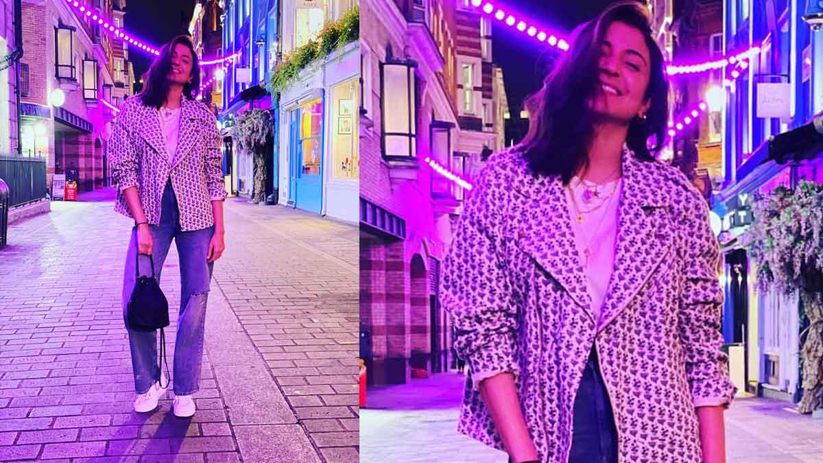 blazer straight fit jeans