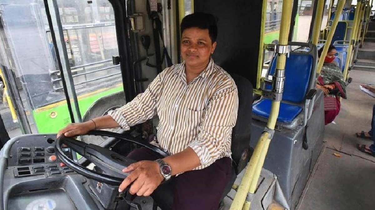 first woman dtc bus driver