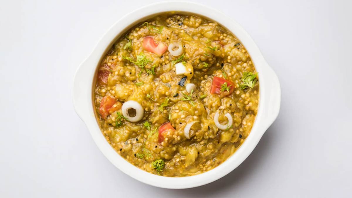 how to make baingan bharta in kadahi