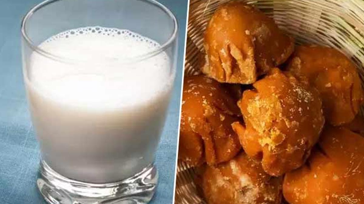 know milk and jaggery health benefits