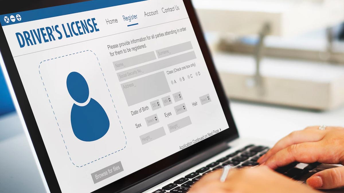 new process for driving licence