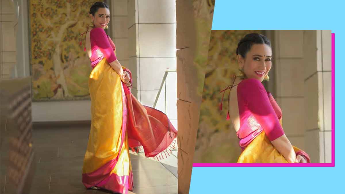 solid look slim silk saree